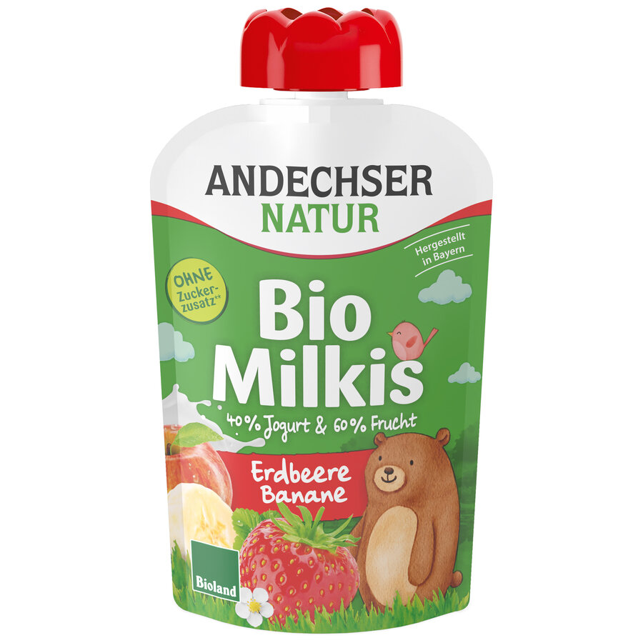 Bio Quetschie Erdbeer-Banane