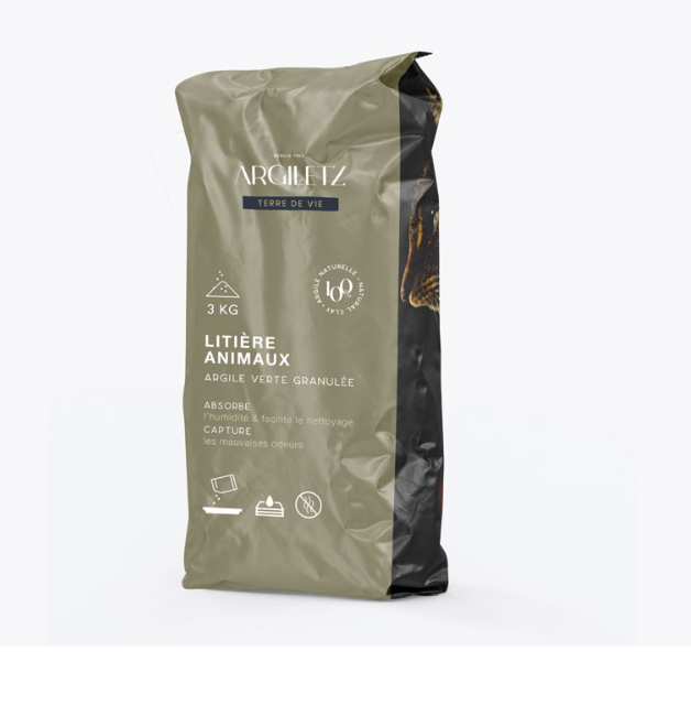 Litière pour chat - agglomérante