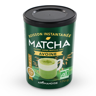 Boisson instantanée matcha avoine bio