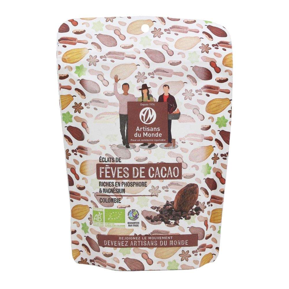 Éclats de Fèves de Cacao Bio et Equitables