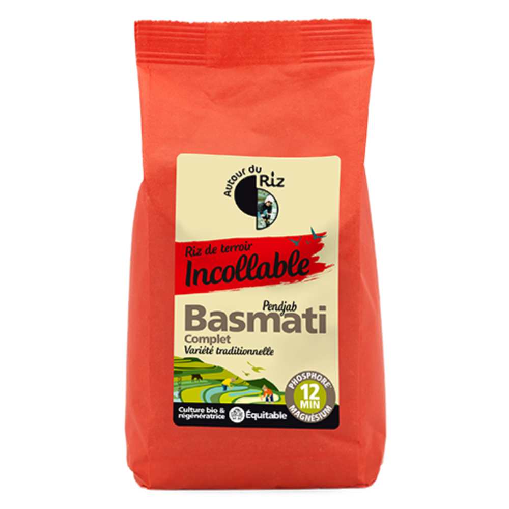 Riz basmati complet cuisson rapide bio