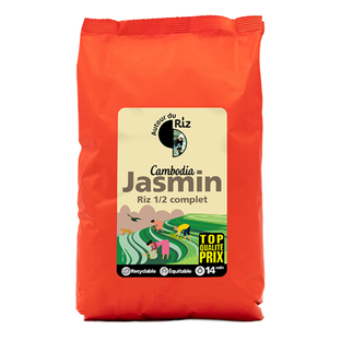 Riz Jasmin Demi-Complet Bio