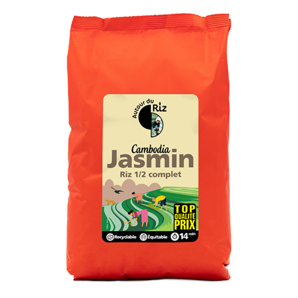 Riz Jasmin Demi-Complet Bio