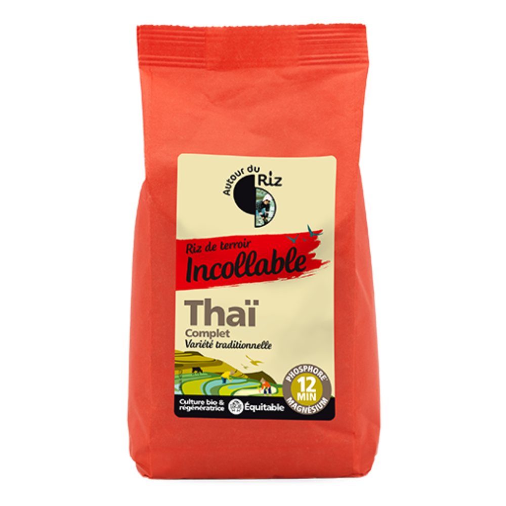 Riz thaï complet cuisson rapide bio