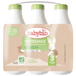 Croissance liquide - formule au lait de vache français bio