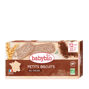 Petits biscuits au cacao bio (dès 12 mois)
