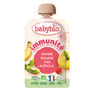 Pomme Banane Kiwi Acérola - Immunité (Dès 6 mois) Bio