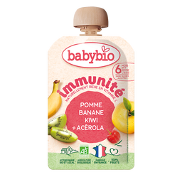 Pomme Banane Kiwi Acérola - Immunité (Dès 6 mois) Bio