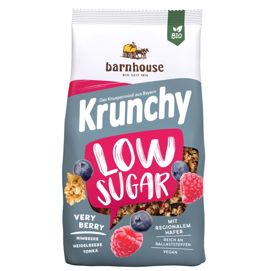 Bio Müsli Krunchy Low Sugar Very Berry
