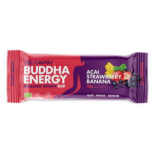 Barre énergétique éveil du bouddha acaï fraise et banane bio