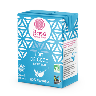 Lait de coco (17% de M.G) bio et équitable
