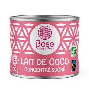 Lait de coco concentré sucré équitable bio