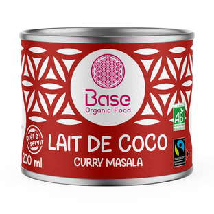 Lait de coco curry Masala équitable & bio