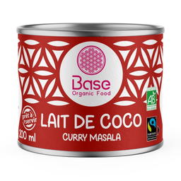 Lait de coco curry Masala équitable & bio