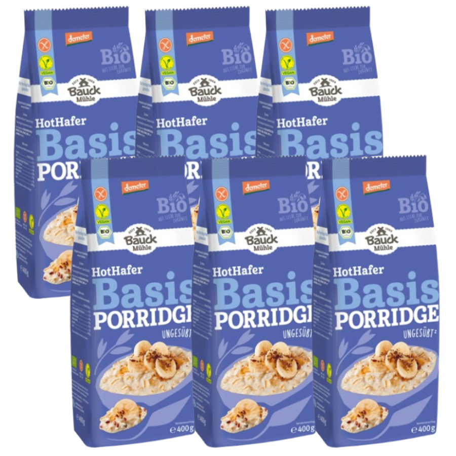 Bio Hot Hafer Basis, glutenfrei, Karton 6 Stk.