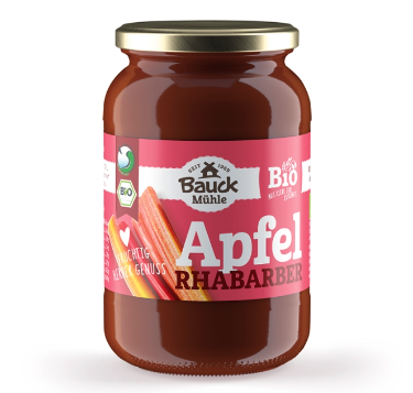 Bio Apfel-Rhabarbermus