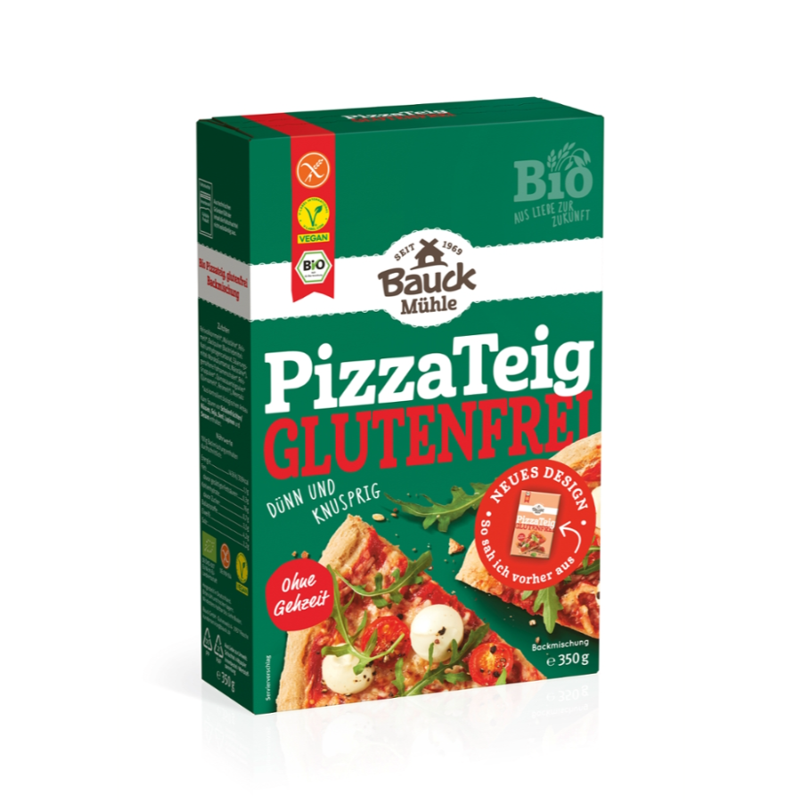 Bio Pizzateig Backmischung, glutenfrei