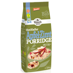 Bio Porridge Hot Hafer Apfel-Zimt demeter, glutenfrei