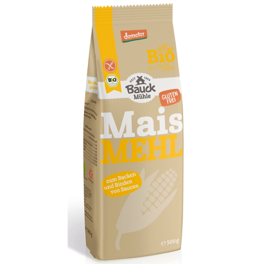 Bio Maismehl, glutenfrei demeter