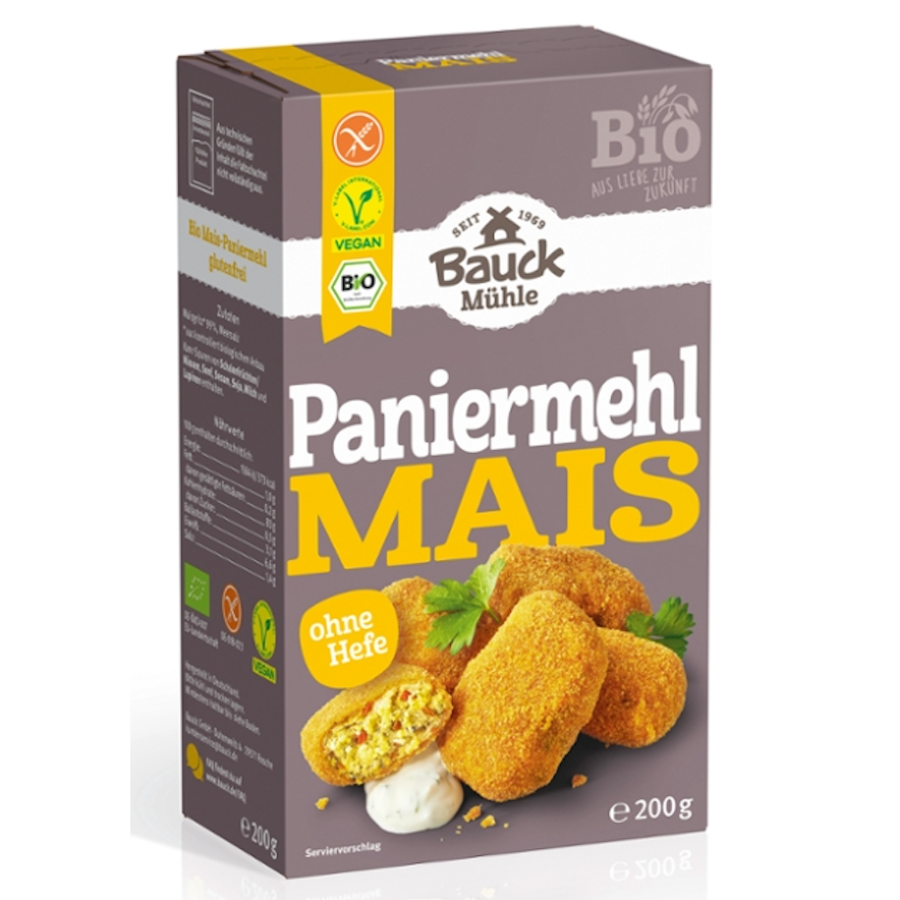Bio Paniermehl Mais ohne Hefe