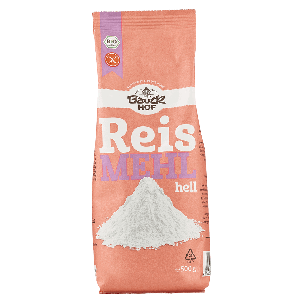 Bio Reismehl hell, glutenfrei