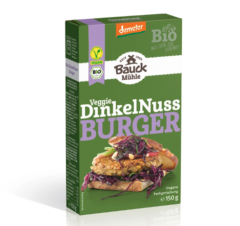 Bio Dinkel Nuss-Burger Trockenmischung demeter