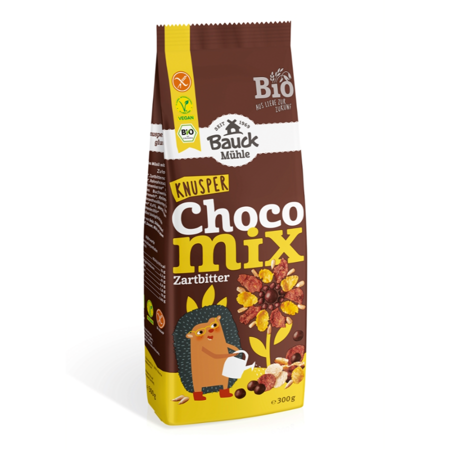 Bio Zartbitter Knusper-Frühstück, glutenfrei