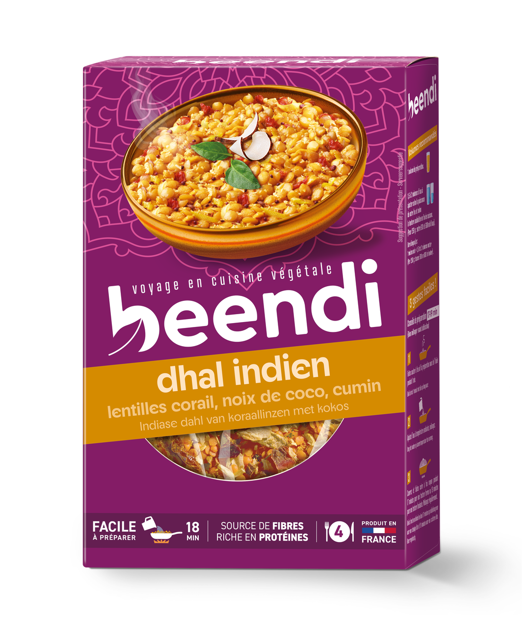 Lentilles Corail À La Noix De Coco Bio