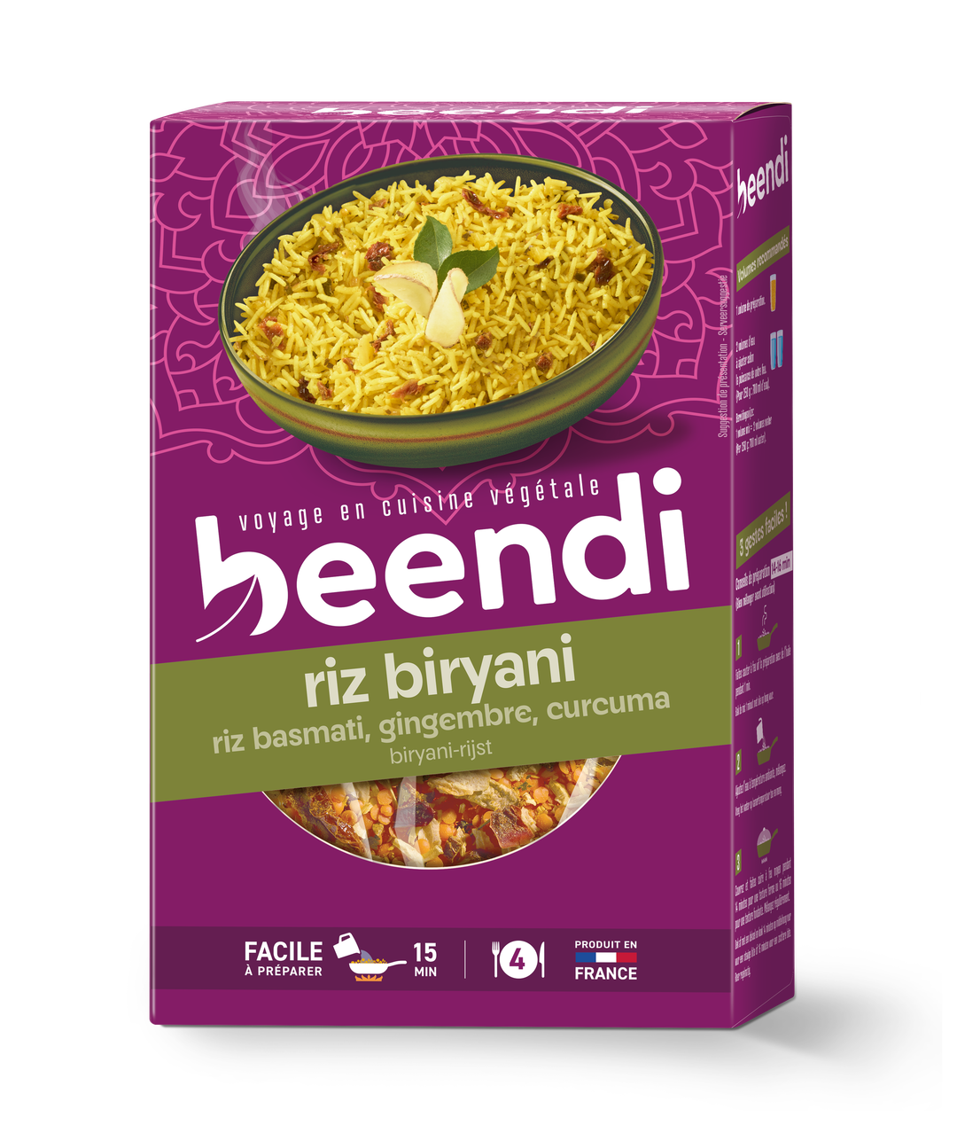 Riz Basmati Au Curcuma Et Gingembre Bio
