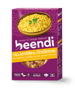 Riz Basmati Sauté Aux Lentilles À L'Indienne Bio