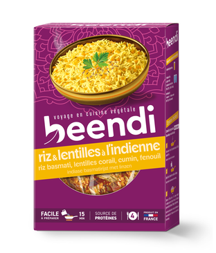 Riz Basmati Sauté Aux Lentilles À L'Indienne Bio
