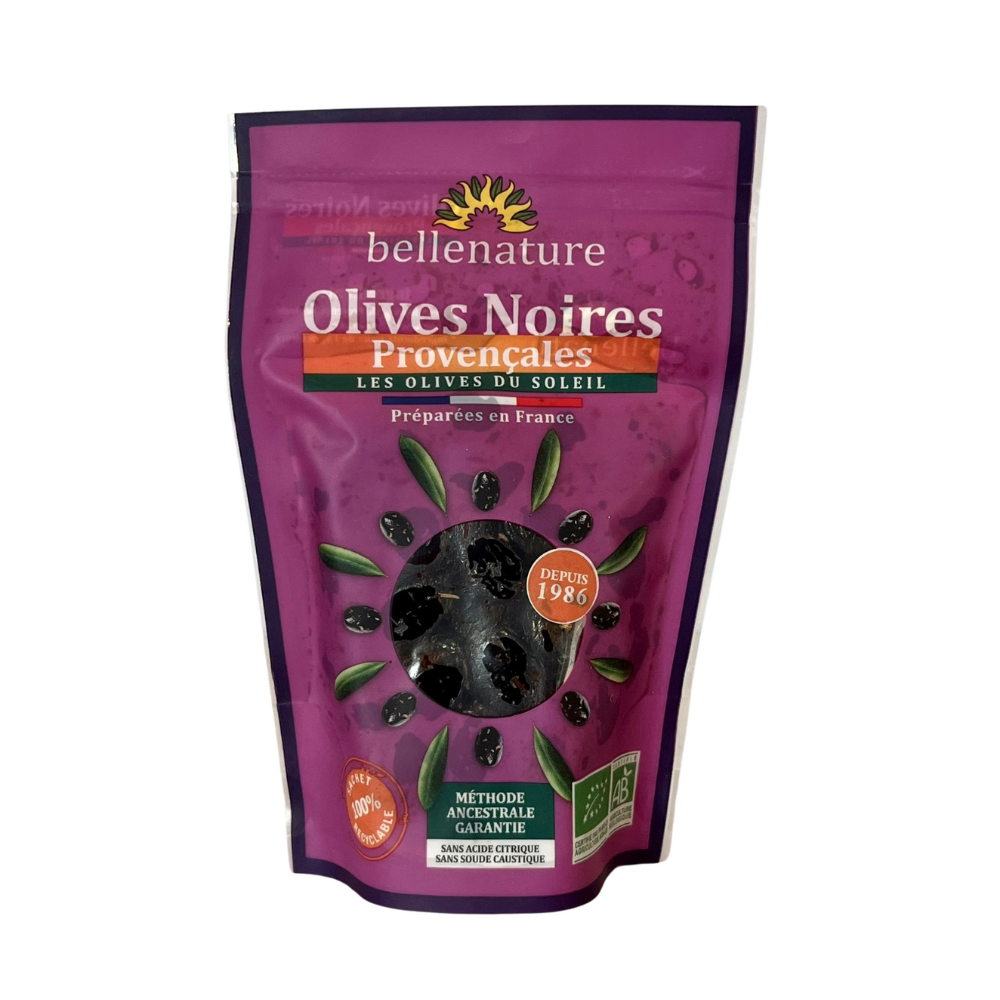 Olives noires à la provençale bio