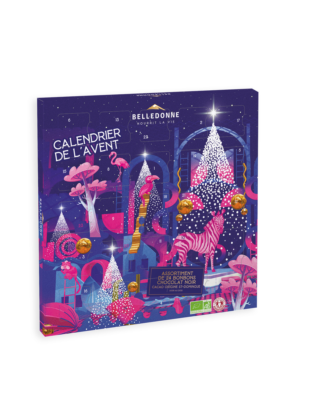 Calendrier de l'avent adulte bio