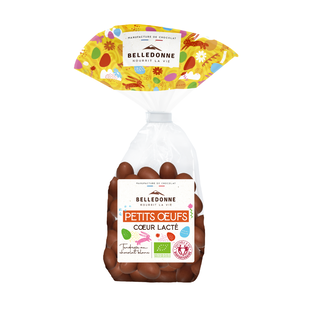 Petits Oeufs Chocolat Lait Coeur Lacté Bio