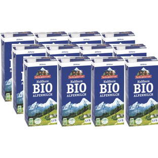 Bio H-Alpenmilch 1,5%, Karton 12 Stk.