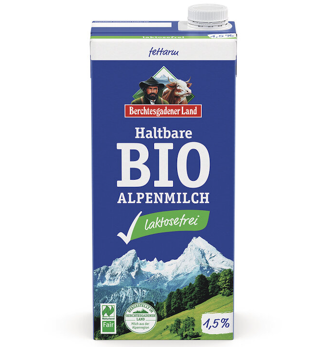 Bio H-Alpenmilch 1,5% laktosefrei