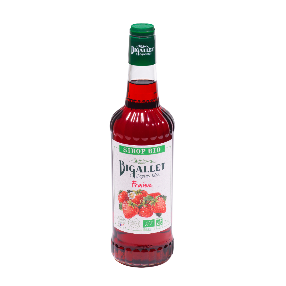 Sirop de fraise bio