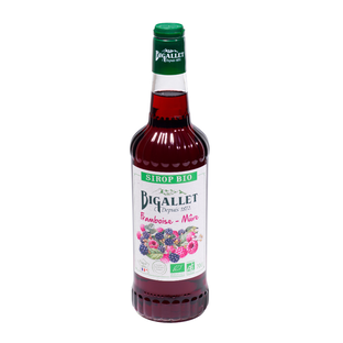 Sirop de framboise et mûre bio