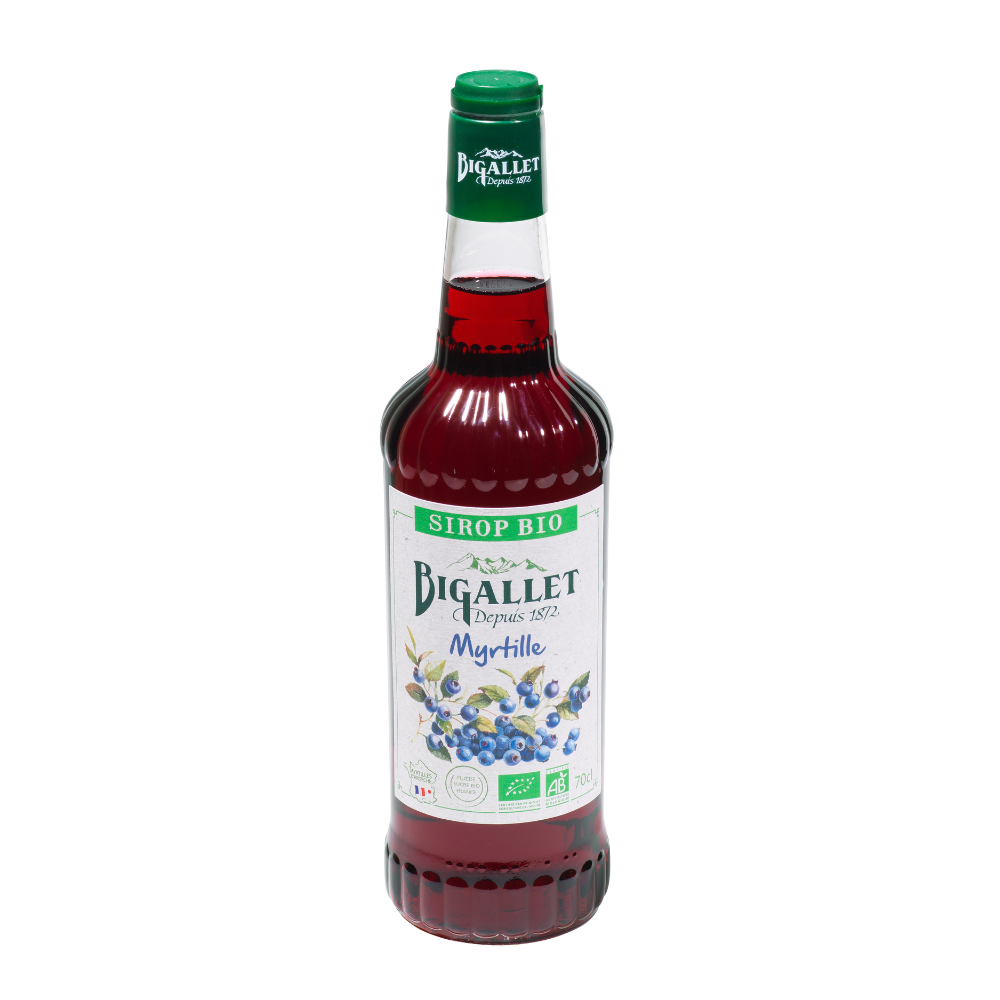 Sirop de myrtille bio