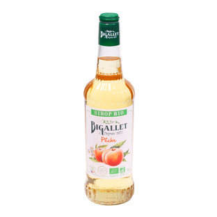 Sirop de pêche bio