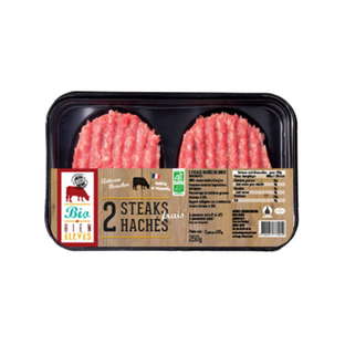 Steak Haché Pur Boeuf 15% MG Bio x2