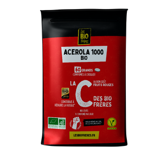 Vitamine C Acérola 1000 Bio - Fatigue et immunité x 60