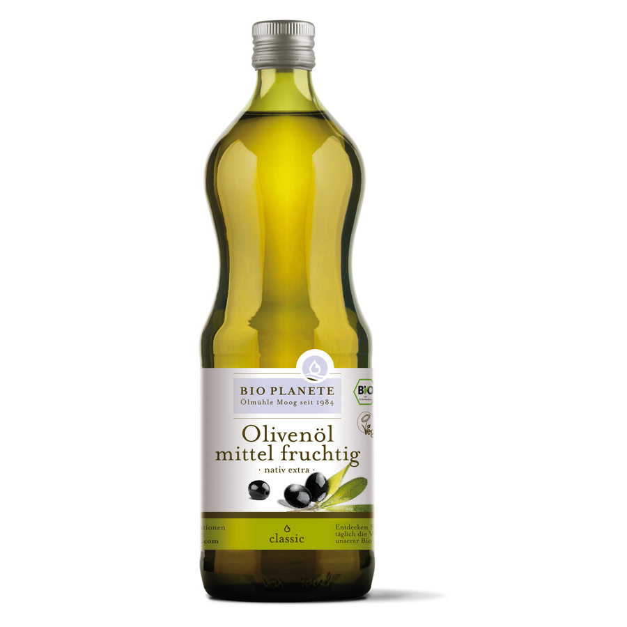 Bio Olivenöl, nativ extra, mittel fruchtig