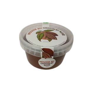Mousse au chocolat noir bio