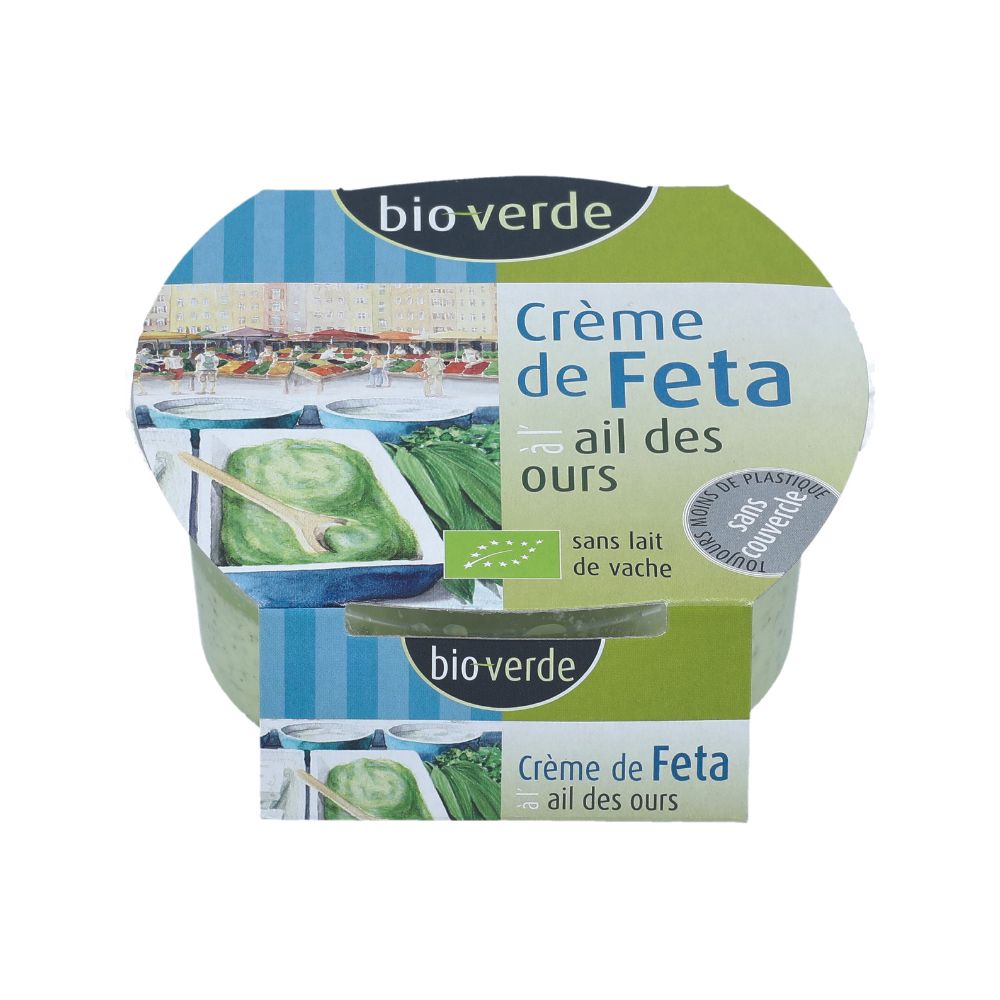 Crème de feta à l'ail des ours bio