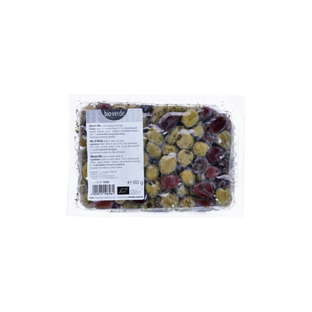 Mix olives noires et vertes dénoyautées bio