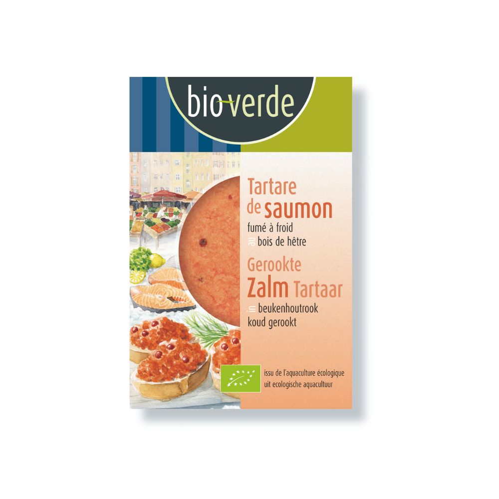 Tartare de saumon bio