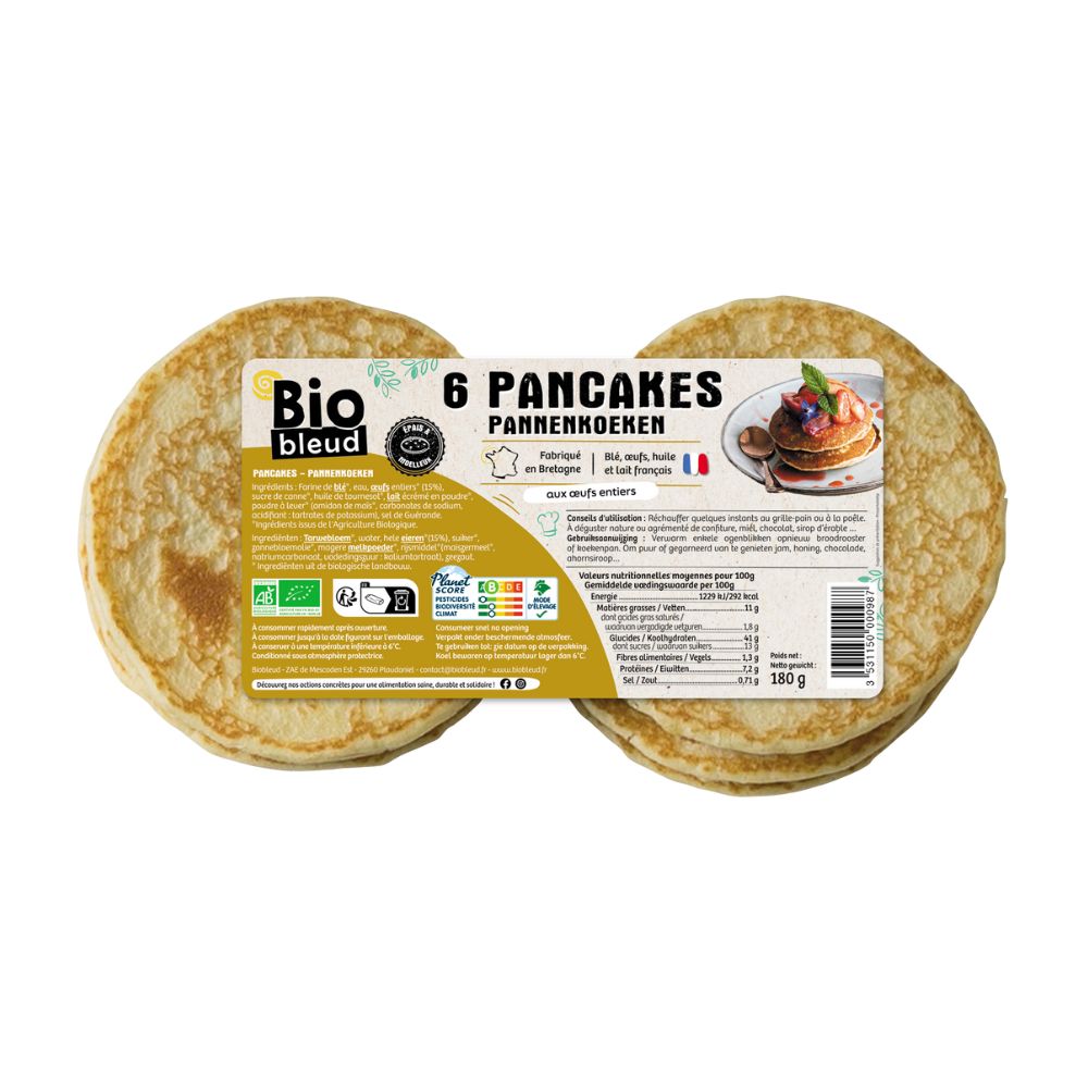 6 pancakes bio