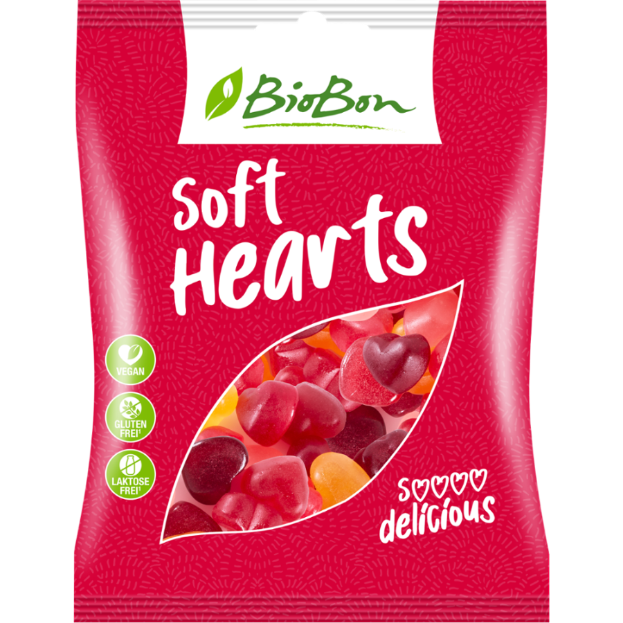 Bio Fruchtgummi Herzen, vegan
