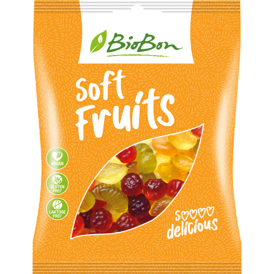 Bio Fruchtgummi Softfrüchte, vegan